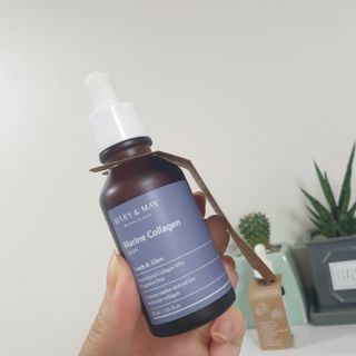 마리엔메이 히알루로닉스 세럼 ,나이아신아마이드 모과 세럼, 마린콜라겐 세럼, 청귤 흰목이버섯 추출물 세럼 — 5점을 준 리뷰어가 2021년 10월 올린 사용 사진