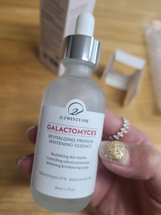 오투에니원 갈락토미세스 리바이탈라이징 프리미엄 화이트닝 에센스 50ml — 4점을 준 리뷰어가 2023년 2월 올린 사용 사진