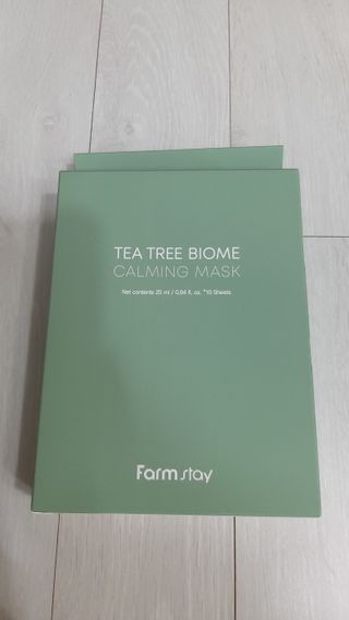 팜스테이 티트리 바이옴 카밍 마스크팩 — 5점을 준 리뷰어가 2022년 7월 올린 사용 사진