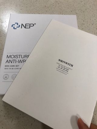 SOONWITH 순위드 NEP+ 스킨케어 3종 세트 — 4.5점을 준 리뷰어가 2021년 3월 올린 사용 사진