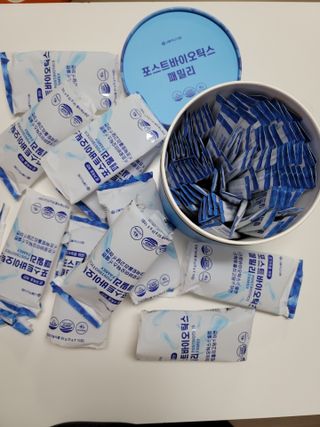 서울약사신협_포스트바이오틱스패밀리_5g x 100포 — 5점을 준 리뷰어가 2021년 3월 올린 사용 사진