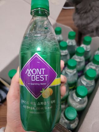 몽베스트 Montbest with Sparkling water Lemon OR Lime 20병(랜덤) — 5점을 준 리뷰어가 2023년 3월 올린 사용 사진