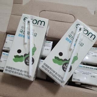 이롬 erom 황성주박사의 국산콩 두유 검은콩 고칼슘 — 5점을 준 리뷰어가 2020년 12월 올린 사용 사진