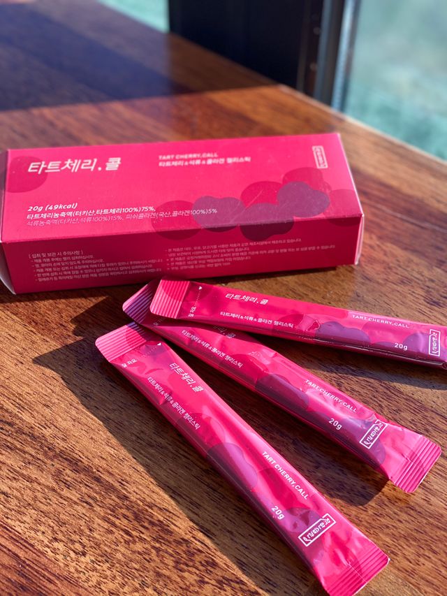 [착한습관] 탱글함이 살아있는 타트체리, 콜 젤리스틱 리뷰 사진