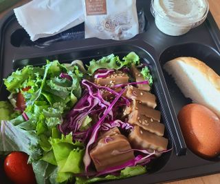 참살이도시락 작심삼일 샐러드도시락 3개 맛보기 새벽배송 또는 택배배송 — 4점을 준 리뷰어가 2021년 7월 올린 사용 사진