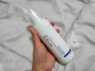 [바이로담] 저자극 약산성버블 폼 폼클렌징 150ml — 5점을 준 리뷰어가 2021년 4월 올린 사용 사진