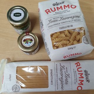 이탈리안 프리미엄 파스타 룸모 Rummo 파스타 2종 + 바질 페스토 + 블랙 트러플 페이스트 — 5점을 준 리뷰어가 2021년 7월 올린 사용 사진