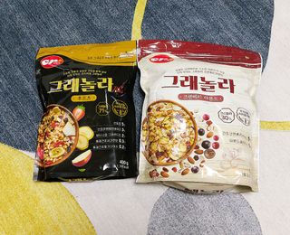 씨알푸드 씨알로 그래놀라 2종 후르츠+크랜베리 아몬드 — 5점을 준 리뷰어가 2022년 7월 올린 사용 사진