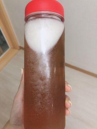 뉴트리션팩토리 하드코어버닝티 오리지널 — 5점을 준 리뷰어가 2021년 8월 올린 사용 사진