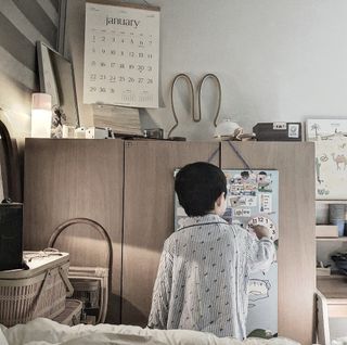 맘트리 133개 자석타일로 만드는 나만의 달력, 마이캘린더[가이드북포함], 어린이달력 — 5점을 준 리뷰어가 2022년 12월 올린 사용 사진
