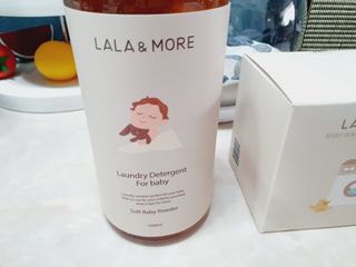 라라앤모어 유아 액체세제+세탁기클리너 — 5점을 준 리뷰어가 2022년 3월 올린 사용 사진