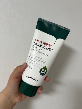 팜스테이  시카팜 데일리 릴리프 크림 — 5점을 준 리뷰어가 2022년 11월 올린 사용 사진