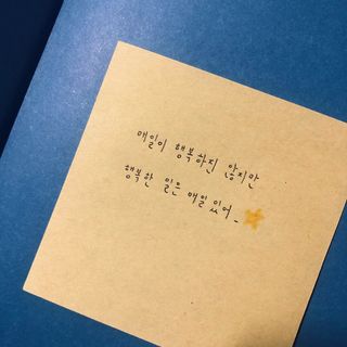 응원과 위로가 필요한 당신에게  리훈 하고싶은말 스터디 플래너 — 5점을 준 리뷰어가 2021년 3월 올린 사용 사진