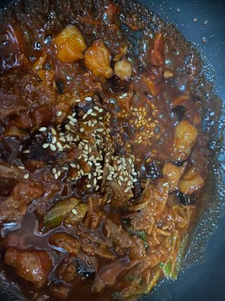 자연풍미 문어직화볶음 3종 (불고기, 불곱창, 치즈불닭) — 5점을 준 리뷰어가 2022년 6월 올린 사용 사진