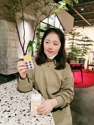 소버스 눈건강엔 루테인 아스타잔틴 — 5점을 준 리뷰어가 2021년 1월 올린 사용 사진