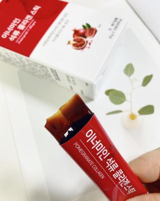 이너미인 석류 콜라겐 스틱 — 4점을 준 리뷰어가 2021년 1월 올린 사용 사진