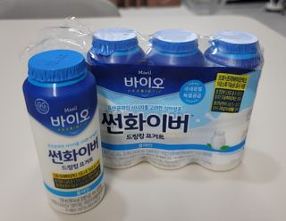 LIVE 매일바이오 썬화이버 드링킹 요거트 — 5점을 준 리뷰어가 2022년 8월 올린 사용 사진