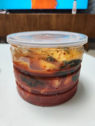 셰프애찬 알타리김치 총각김치 1kg — 5점을 준 리뷰어가 2022년 10월 올린 사용 사진
