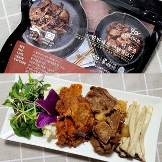 [앤더미트] 더 불맛 북성로 연탄불고기 반반 세트(간장맛 150g,매콤한 맛 150g) — 5점을 준 리뷰어가 2022년 4월 올린 사용 사진