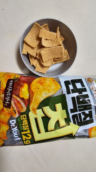 맛있게 채우는 단백질 12g, 닥터유 단백질칩 — 5점을 준 리뷰어가 2023년 12월 올린 사용 사진