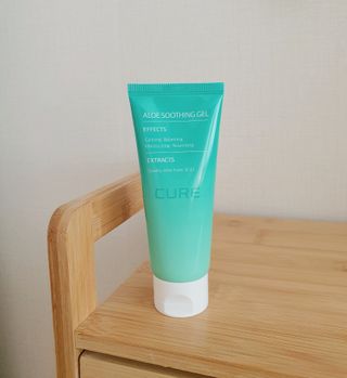김정문알로에 큐어 큐어 맥시 알로에베라 겔 크림 — 5점을 준 리뷰어가 2021년 2월 올린 사용 사진