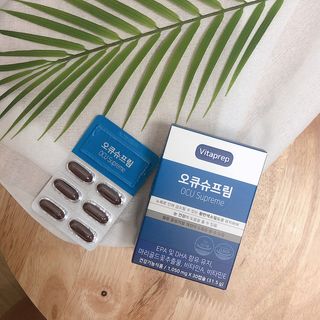 뉴트리션팩토리 비타프렙 오큐슈프림 루테인 오메가3 1050mg — 4.5점을 준 리뷰어가 2021년 8월 올린 사용 사진