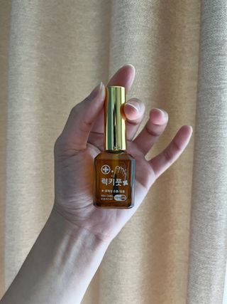 유케어 YOU CARE 문제성 손발톱케어_럭키풋 — 4.5점을 준 리뷰어가 2022년 10월 올린 사용 사진