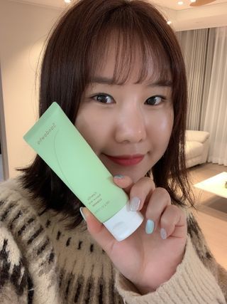 스킨큐어 산다화 울트라 젠틀 약산성 세안제 — 5점을 준 리뷰어가 2023년 3월 올린 사용 사진