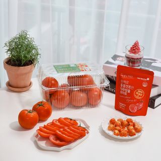 레드닥터 완숙토마토 + 통째로 동결건조한 대추방울토마토 — 5점을 준 리뷰어가 2022년 11월 올린 사용 사진