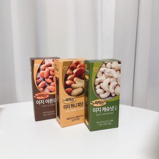 짜먹는 이지견과 짜먹는 이지아몬드, 짜먹는 이지허니피넛, 짜먹는 이지캐슈넛 각 10g X  10포 — 5점을 준 리뷰어가 2021년 3월 올린 사용 사진
