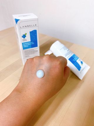 랑벨 수퍼내츄럴 아쿠아 수딩 크림 100ml — 5점을 준 리뷰어가 2022년 6월 올린 사용 사진