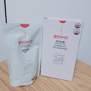 클린24시간 1BOX(5포) + 전용보틀(500ml) — 5점을 준 리뷰어가 2022년 8월 올린 사용 사진