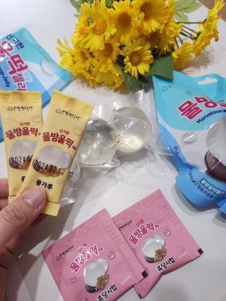 (주) 피치코리아 신기한 물방울떡 젤리 x2개입 — 5점을 준 리뷰어가 2023년 5월 올린 사용 사진