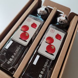 [바이윙클] 페르시아 유기농 석류 착즙주스 750ml 2병 + 선물박스 세트 — 5점을 준 리뷰어가 2022년 3월 올린 사용 사진