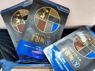 광동생활건강 [광동] 바르게 만든 녹용, 광동정녹청 30포. — 5점을 준 리뷰어가 2022년 6월 올린 사용 사진