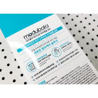 모두발라 마이크로 비타캡슐 탈모샴푸 — 3점을 준 리뷰어가 2022년 1월 올린 사용 사진