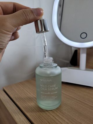 아르비엔 마일드케어 비건 시카세럼 — 5점을 준 리뷰어가 2021년 2월 올린 사용 사진