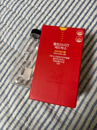 클린24시간 레드박스 1BOX(5포) + 전용보틀(500ml) — 5점을 준 리뷰어가 2024년 2월 올린 사용 사진