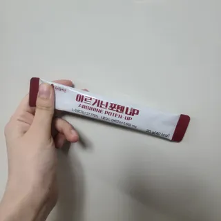 자연에온 고함량 아르기닌 포텐 UP 5555mg 20g x 15포 — 5점을 준 리뷰어가 2021년 9월 올린 사용 사진