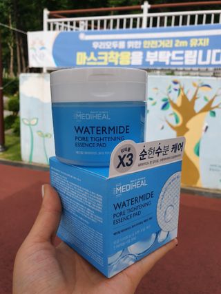 메디힐 워터마이드 포어 타이트닝 에센스 패드 — 5점을 준 리뷰어가 2021년 6월 올린 사용 사진