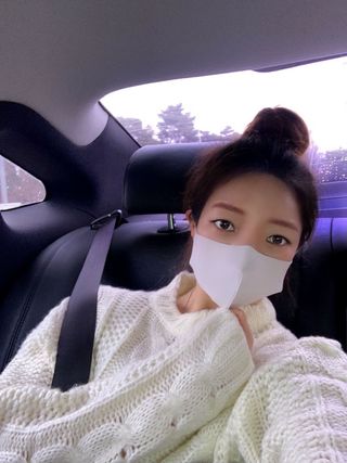[에이블밤부] 리퓨어 쿠퍼 마스크 10color — 5점을 준 리뷰어가 2021년 1월 올린 사용 사진
