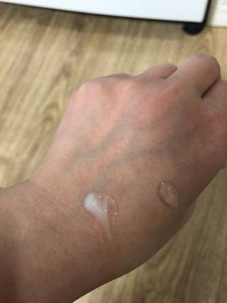 김정문알로에 큐어 큐어 알로에 리프레쉬 젤리 세럼, 큐어 알로에 하이드로 젤리 크림 — 5점을 준 리뷰어가 2021년 2월 올린 사용 사진