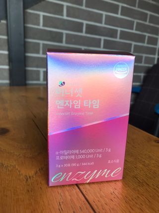 이너셋 엔자임 타임 1개월분, 3gX30포X1박스 곡물발효효소 유산균 — 5점을 준 리뷰어가 2023년 3월 올린 사용 사진