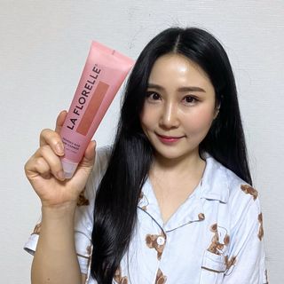 라플로렐 프로방스 로즈 폼클렌저 — 4.5점을 준 리뷰어가 2022년 4월 올린 사용 사진