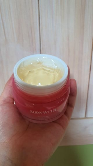 SOONWITH 바이오 수퍼 아쿠아 하이드로 젤 크림 — 5점을 준 리뷰어가 2021년 5월 올린 사용 사진
