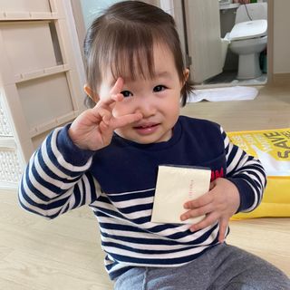 남양유업 드빈치 유기농 아기치즈 1단계 — 5점을 준 리뷰어가 2021년 2월 올린 사용 사진