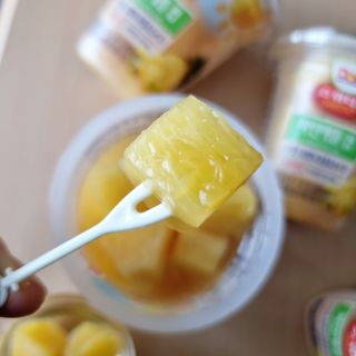 돌 MF[Dole] 파인애플컵/망고컵/복숭아컵 198g 6입X1박스 (맛 1가지 랜덤 발송) — 5점을 준 리뷰어가 2024년 5월 올린 사용 사진
