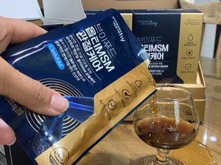 [브이푸드] 옵티MSM 관절케어 (70ml x30포) — 4.5점을 준 리뷰어가 2022년 7월 올린 사용 사진