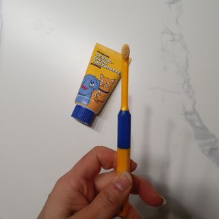 Pethroom 페스룸 PETHROOM DENTAL CARE SET 페스룸 덴탈 케어 세트 / 덴탈 클린 칫솔 + 덴탈 클린 치약 — 5점을 준 리뷰어가 2020년 12월 올린 사용 사진