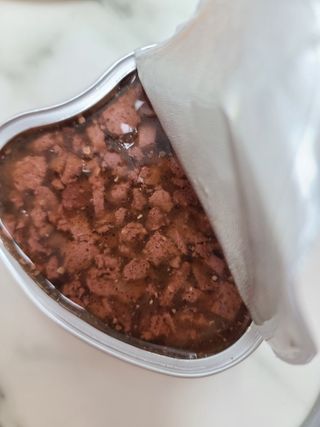 비타크래프트 조에시 하트캔 85g 강아지 습식캔 10캔 — 5점을 준 리뷰어가 2021년 10월 올린 사용 사진